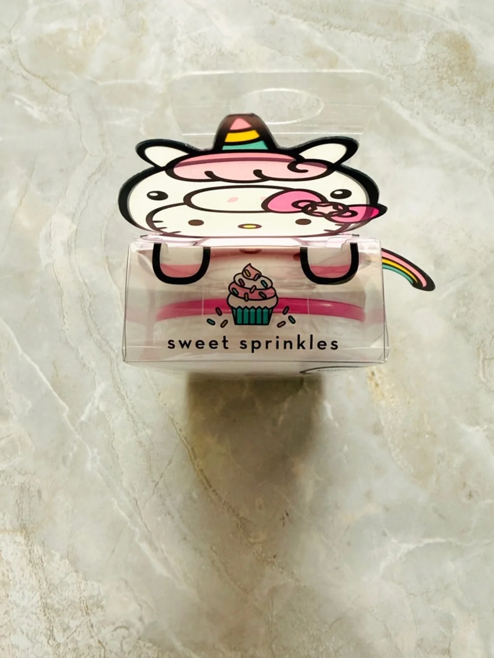 The Crème Shop x Hello Kitty Macaron Lip Balm Sweet Sprinkles Limited Edition